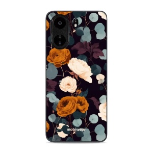 Lesklý kryt na mobil Xiaomi Redmi 13C / POCO C65 - Mobiwear Glossy GB25G, rezavé růže v noci