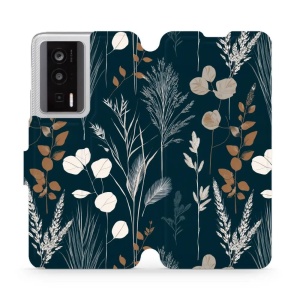 Flip pouzdro na mobil Xiaomi POCO F5 Pro - Mobiwear VB27S, trávy na sytě tyrkysové