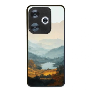 Lesklý kryt na mobil Xiaomi POCO F6 - Mobiwear Glossy GB36G, jezero v údolí