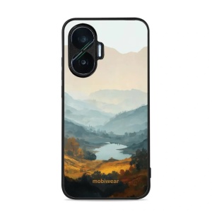 Lesklý kryt na mobil Xiaomi POCO F7 - Mobiwear Glossy GB36G, jezero v údolí