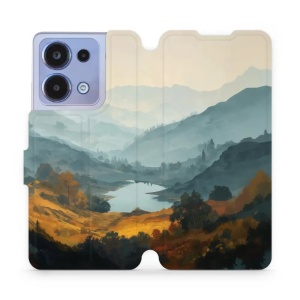 Flip pouzdro na mobil Xiaomi Redmi Note 13 Pro 4G / POCO M6 Pro - Mobiwear VB36S, jezero v údolí