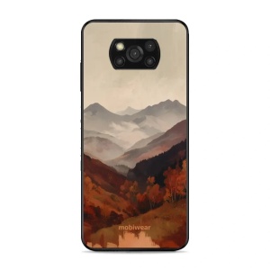 Lesklý kryt na mobil Xiaomi POCO X3 NFC / POCO X3 Pro - Mobiwear Glossy GB35G, mlhavé údolí v horách
