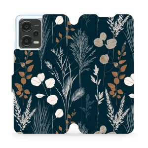 Flip pouzdro na mobil Xiaomi Redmi Note 12 5G / POCO X5 5G - Mobiwear VB27S, trávy na sytě tyrkysové