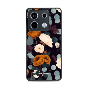 Lesklý kryt na mobil Xiaomi Redmi Note 13 Pro 5G / POCO X6 - Mobiwear Glossy GB25G, rezavé růže v noci