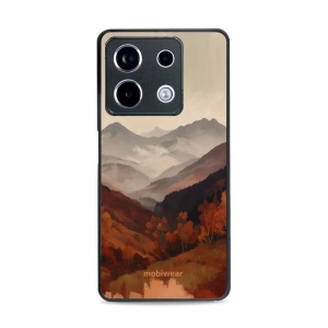 Lesklý kryt na mobil Xiaomi Redmi Note 13 Pro 5G / POCO X6 - Mobiwear Glossy GB35G, mlhavé údolí v horách