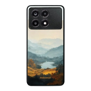 Lesklý kryt na mobil Xiaomi POCO X6 Pro - Mobiwear Glossy GB36G, jezero v údolí