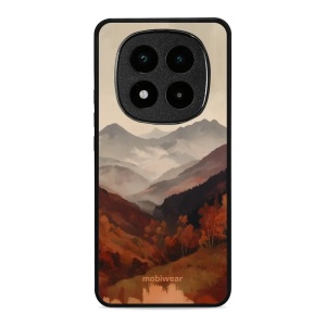 Lesklý kryt na mobil Xiaomi Redmi Note 14 Pro 5G / POCO X7 - Mobiwear Glossy GB35G, mlhavé údolí v horách