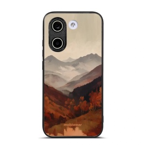 Lesklý kryt na mobil Xiaomi POCO X8 Pro - Mobiwear Glossy GB35G, mlhavé údolí v horách
