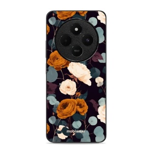 Lesklý kryt na mobil Xiaomi Redmi 14C / Poco C75 - Mobiwear Glossy GB25G, rezavé růže v noci