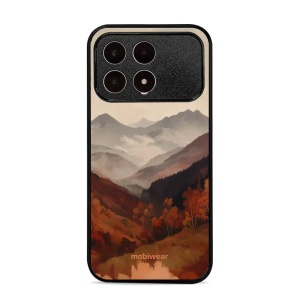 Lesklý kryt na mobil Xiaomi Poco F8 Pro - Mobiwear Glossy GB35G, mlhavé údolí v horách