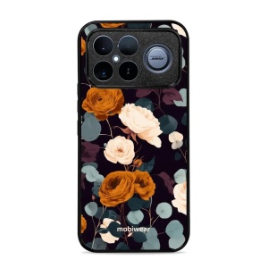 Lesklý kryt na mobil Xiaomi Poco F8 Ultra - Mobiwear Glossy GB25G, rezavé růže v noci