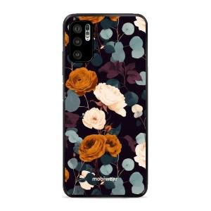 Lesklý kryt na mobil Xiaomi Redmi Note 10 5G / Poco M3 Pro 5G - Mobiwear Glossy GB25G, rezavé růže v noci