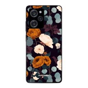 Lesklý kryt na mobil Xiaomi Poco X5 Pro 5G - Mobiwear Glossy GB25G, rezavé růže v noci