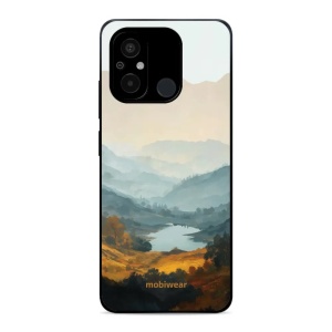 Lesklý kryt na mobil Xiaomi Redmi 12C - Mobiwear Glossy GB36G, jezero v údolí