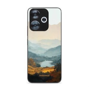 Lesklý kryt na mobil Xiaomi Redmi 13 - Mobiwear Glossy GB36G, jezero v údolí