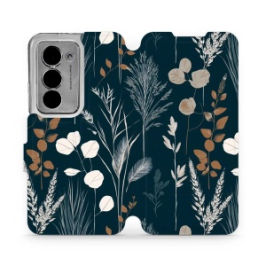 Flip pouzdro na mobil Xiaomi Redmi 15 4G - Mobiwear VB27S, trávy na sytě tyrkysové