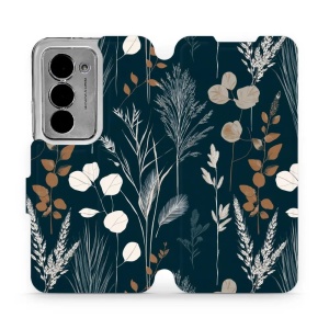 Flip pouzdro na mobil Xiaomi Redmi 15 5G - Mobiwear VB27S, trávy na sytě tyrkysové