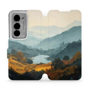 Flip pouzdro na mobil Xiaomi Redmi 15 5G - Mobiwear VB36S, jezero v údolí