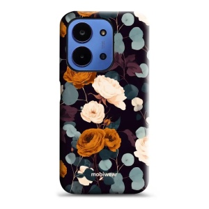 Odolný kryt na mobil Xiaomi Redmi 15C 5G - Mobiwear Elite Pro EB25E, rezavé růže v noci