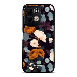 Lesklý kryt na mobil Xiaomi Redmi 17 5G - Mobiwear Glossy GB25G, rezavé růže v noci