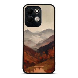 Lesklý kryt na mobil Xiaomi Redmi 17 5G - Mobiwear Glossy GB35G, mlhavé údolí v horách