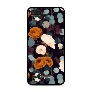 Lesklý kryt na mobil Xiaomi Redmi 6 - Mobiwear Glossy GB25G, rezavé růže v noci