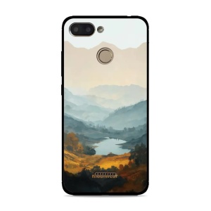 Lesklý kryt na mobil Xiaomi Redmi 6 - Mobiwear Glossy GB36G, jezero v údolí