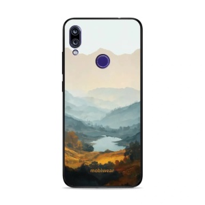 Lesklý kryt na mobil Xiaomi Redmi 7 - Mobiwear Glossy GB36G, jezero v údolí