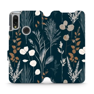 Flip pouzdro na mobil Xiaomi Redmi 7 - Mobiwear VB27S, trávy na sytě tyrkysové