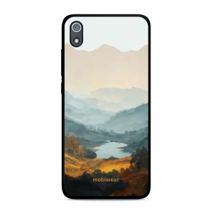 Lesklý kryt na mobil Xiaomi Redmi 7A - Mobiwear Glossy GB36G, jezero v údolí