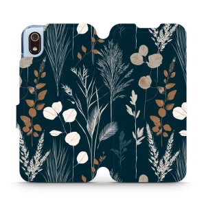 Flip pouzdro na mobil Xiaomi Redmi 7A - Mobiwear VB27S, trávy na sytě tyrkysové