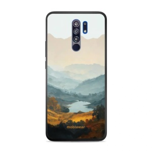 Lesklý kryt na mobil Xiaomi Redmi 9 - Mobiwear Glossy GB36G, jezero v údolí