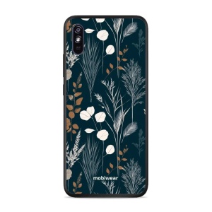 Lesklý kryt na mobil Xiaomi Redmi 9A - Mobiwear Glossy GB27G, trávy na sytě tyrkysové
