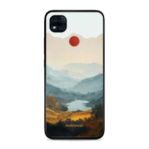 Lesklý kryt na mobil Xiaomi Redmi 9C - Mobiwear Glossy GB36G, jezero v údolí