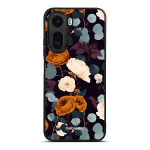 Lesklý kryt na mobil Xiaomi Redmi A7 Pro - Mobiwear Glossy GB25G, rezavé růže v noci