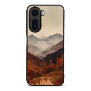 Lesklý kryt na mobil Xiaomi Redmi A7 Pro - Mobiwear Glossy GB35G, mlhavé údolí v horách