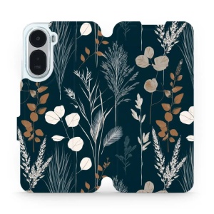 Flip pouzdro na mobil Xiaomi Redmi A7 Pro - Mobiwear VB27S, trávy na sytě tyrkysové