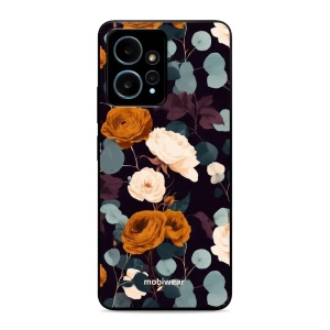 Lesklý kryt na mobil Xiaomi Redmi Note 12 4G - Mobiwear Glossy GB25G, rezavé růže v noci