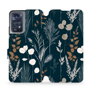 Flip pouzdro na mobil Xiaomi Redmi Note 12 Pro 4G - Mobiwear VB27S, trávy na sytě tyrkysové