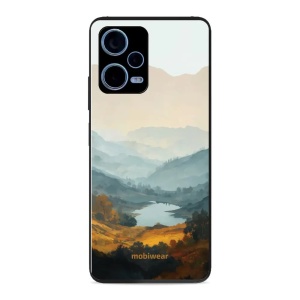 Lesklý kryt na mobil Xiaomi Redmi Note 12 Pro 5G - Mobiwear Glossy GB36G, jezero v údolí