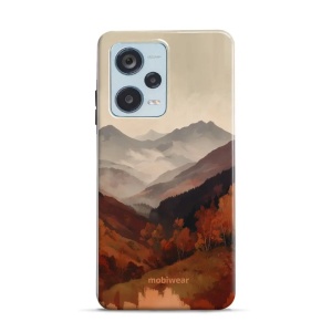 Odolný kryt na mobil Xiaomi Redmi Note 12 Pro Plus 5G - Mobiwear Elite Pro EB35E, mlhavé údolí v horách