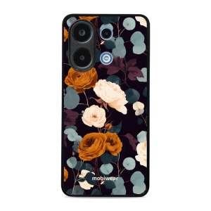 Lesklý kryt na mobil Xiaomi Redmi Note 13 4G - Mobiwear Glossy GB25G, rezavé růže v noci