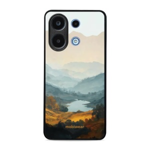 Lesklý kryt na mobil Xiaomi Redmi Note 13 4G - Mobiwear Glossy GB36G, jezero v údolí
