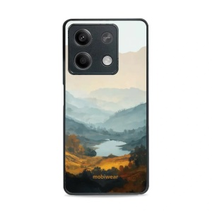 Lesklý kryt na mobil Xiaomi Redmi Note 13 5G - Mobiwear Glossy GB36G, jezero v údolí