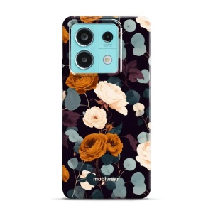 Odolný kryt na mobil Xiaomi Redmi Note 13 5G - Mobiwear Elite Pro EB25E, rezavé růže v noci
