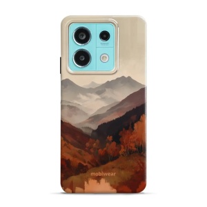 Odolný kryt na mobil Xiaomi Redmi Note 13 5G - Mobiwear Elite Pro EB35E, mlhavé údolí v horách