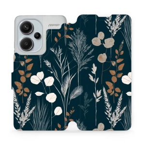 Flip pouzdro na mobil Xiaomi Redmi Note 13 Pro Plus - Mobiwear VB27S, trávy na sytě tyrkysové