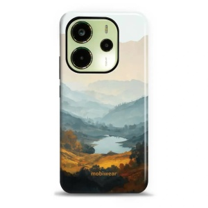 Odolný kryt na mobil Xiaomi Redmi Note 14 4G - Mobiwear Elite Pro EB36E, jezero v údolí