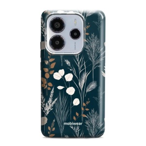 Odolný kryt na mobil Xiaomi Redmi Note 14 5G - Mobiwear Elite Pro EB27E, trávy na sytě tyrkysové