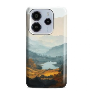 Odolný kryt na mobil Xiaomi Redmi Note 14 5G - Mobiwear Elite Pro EB36E, jezero v údolí